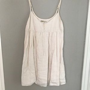 Cream Babydoll Dress
